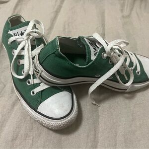 Converse Green and White Sneakers